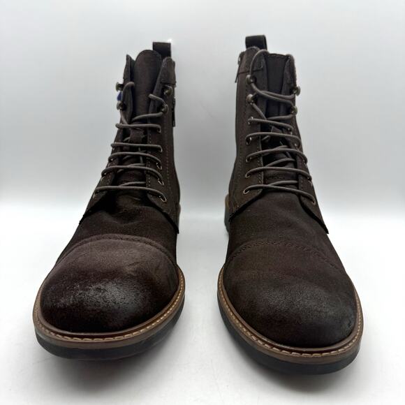 Anthony Veer Mens Wilder Ankle Boots US 12 M EU 45 Brown Suede Cap Toe NIB main image 11